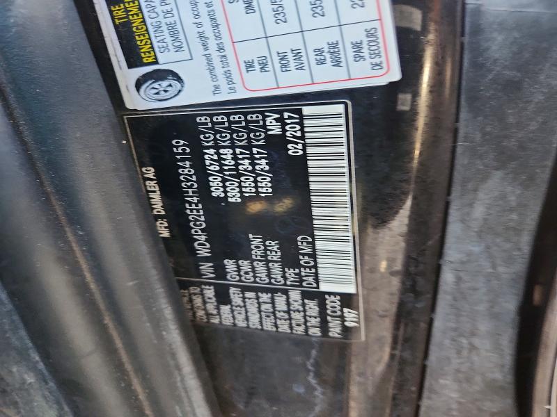 Продаж на аукціоні авто 2017 Mercedes-benz Metris, vin: WD4PG2EE4H3284159, номер лоту: 61438106