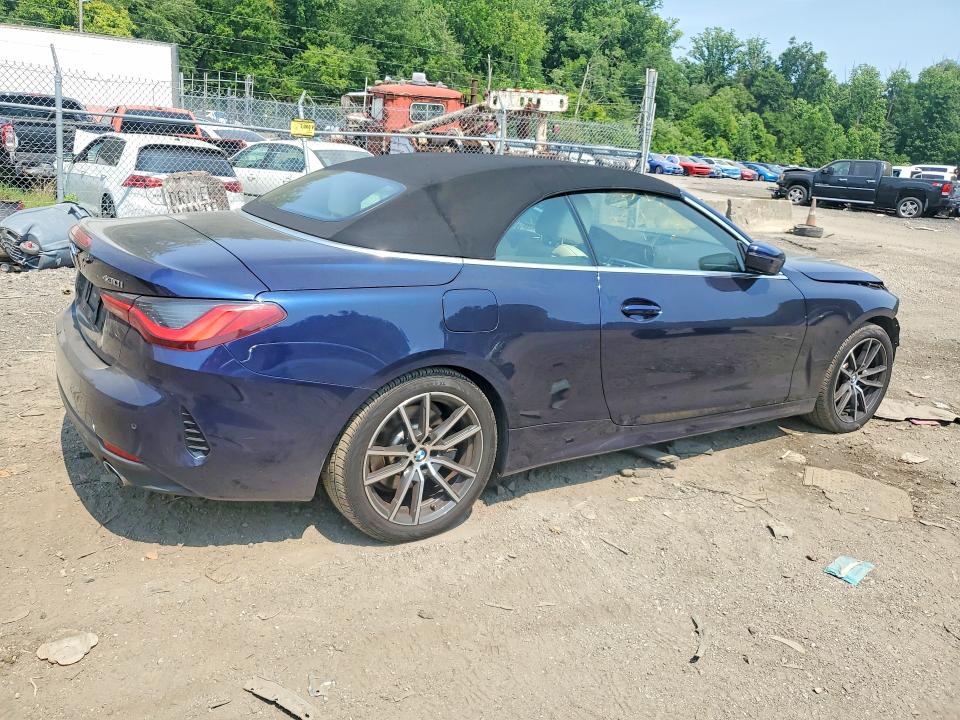 61208016 :رقم المزاد ، WBA23AT04NCJ52531 vin ، 2022 Bmw 430i مزاد بيع