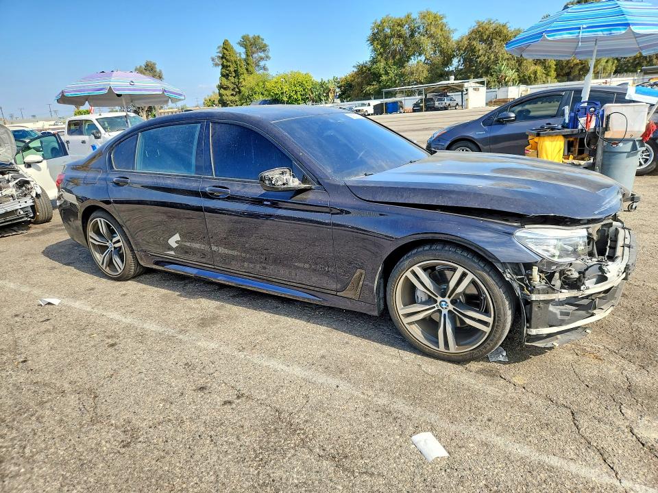 2018 Bmw 740 მანქანა იყიდება აუქციონზე, vin: WBA7E2C51JG741976, აუქციონის ნომერი: 58931376