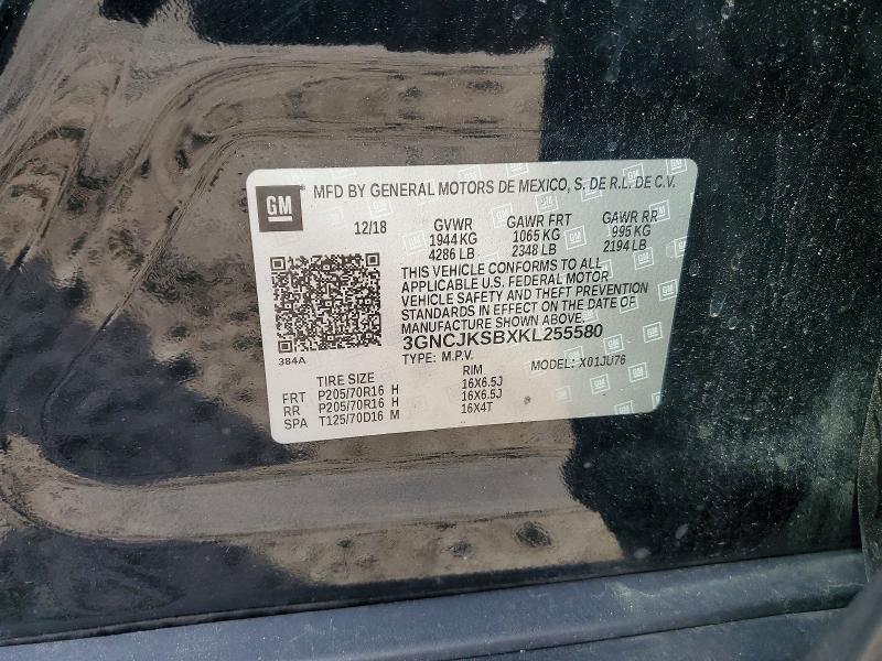 Продаж на аукціоні авто 2019 Chevrolet Trax, vin: 3GNCJKSBXKL255580, номер лоту: 61665246