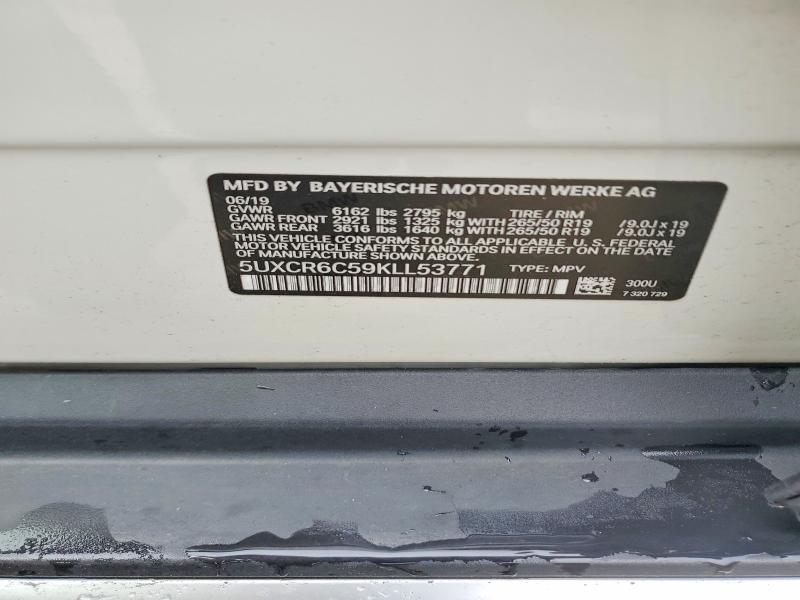 Aukcja sprzedaży 2019 Bmw X5, vin: 5UXCR6C59KLL53771, numer aukcji: 60660836