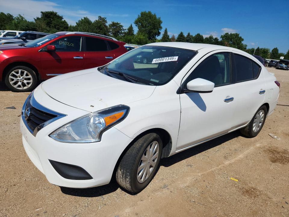 60001346 :رقم المزاد ، 3N1CN7AP0HL804657 vin ، 2017 Nissan Versa مزاد بيع