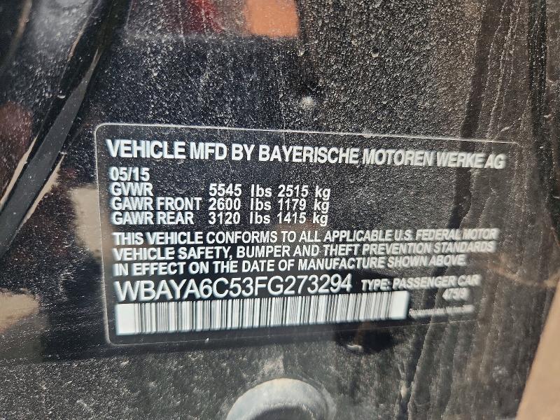 Продажа на аукционе авто 2015 Bmw 740, vin: WBAYA6C53FG273294, номер лота: 60190746