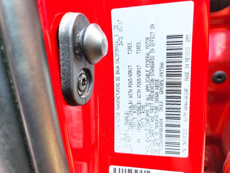 Aukcja sprzedaży 2017 Toyota Tacoma, vin: 3TMCZ5AN8HM068484, numer aukcji: 63233276