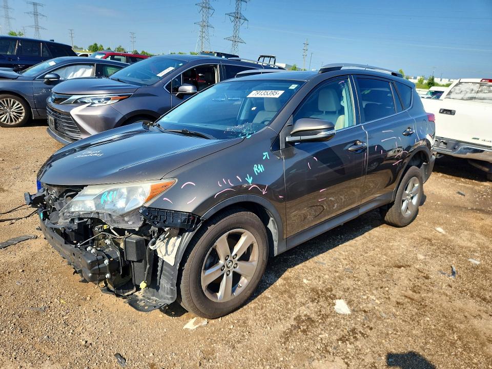 79135395 :رقم المزاد ، 2T3RFREV0FW300236 vin ، 2015 Toyota Rav4 مزاد بيع
