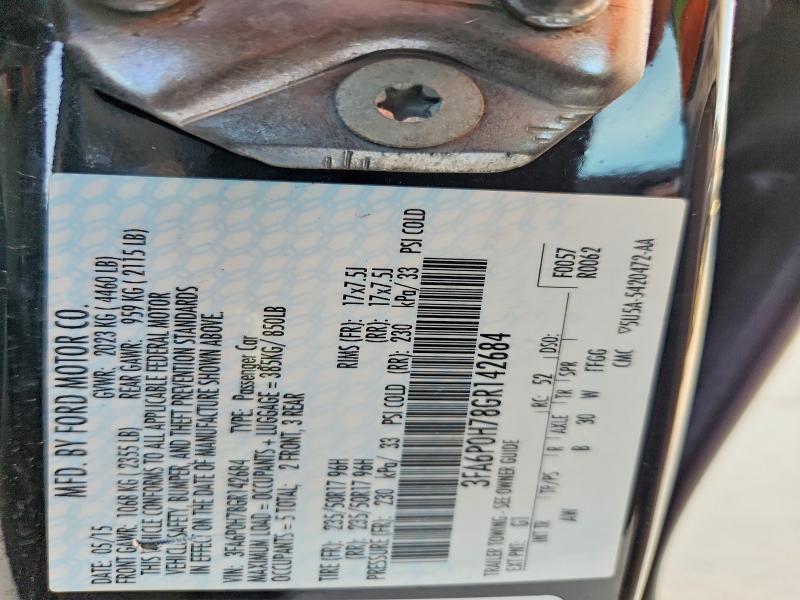 2016 Ford Fusion მანქანა იყიდება აუქციონზე, vin: 3FA6P0H78GR142684, აუქციონის ნომერი: 60684896