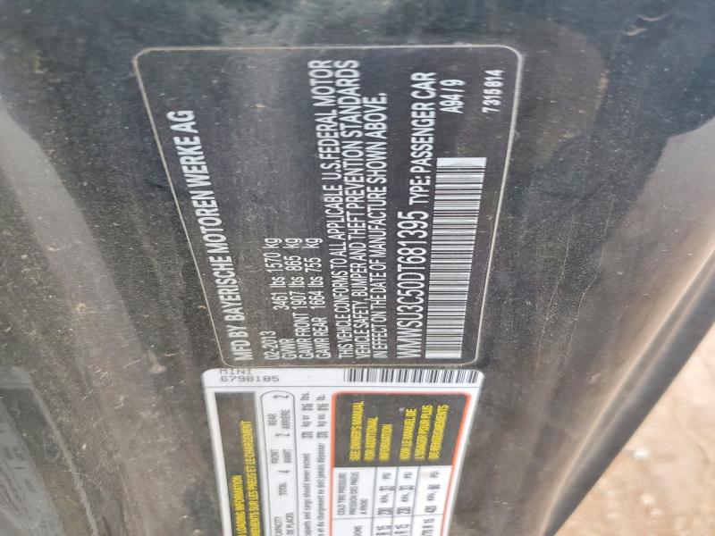 Aukcja sprzedaży 2013 Mini Cooper, vin: WMWSU3C50DT681395, numer aukcji: 59727016
