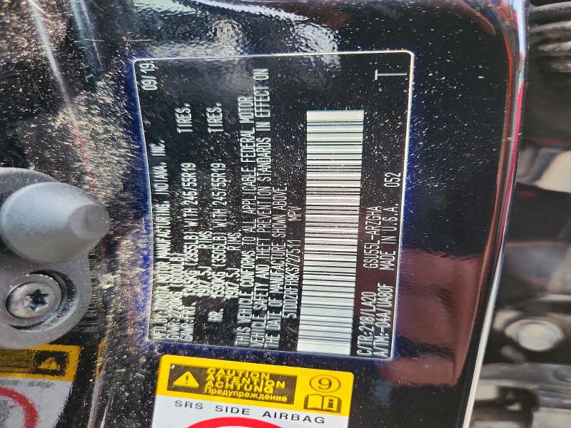 Aukcja sprzedaży 2019 Toyota Highlander, vin: 5TDDZRFH8KS727511, numer aukcji: 61200226