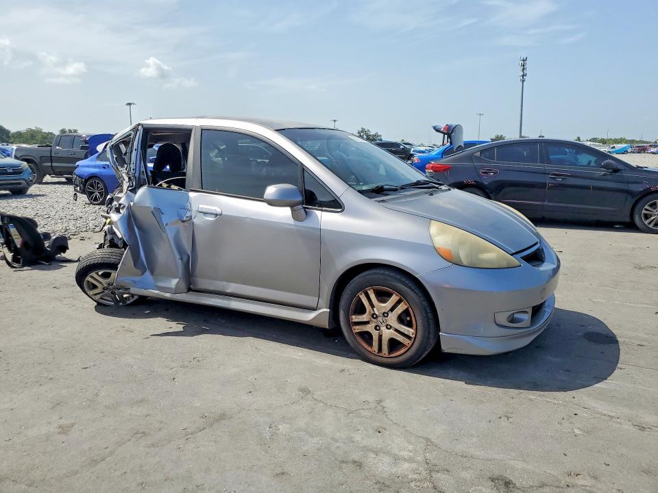 60780336 :رقم المزاد ، JHMGD38657S022232 vin ، 2007 Honda Fit مزاد بيع