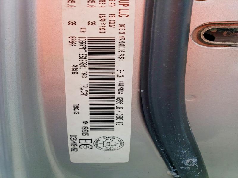 Продаж на аукціоні авто 2014 Ram 1500, vin: 1C6RR7MT1ES107801, номер лоту: 59954556