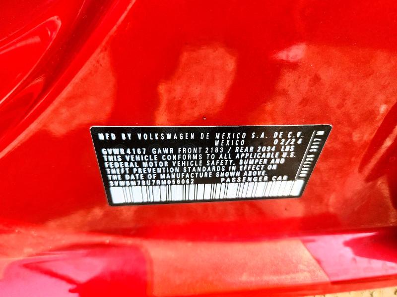 2024 Volkswagen Jetta მანქანა იყიდება აუქციონზე, vin: 3VWBM7BU7RM056062, აუქციონის ნომერი: 59111966