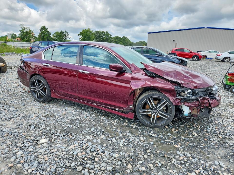 60821416 :رقم المزاد ، 1HGCR2F17HA117581 vin ، 2017 Honda Accord مزاد بيع