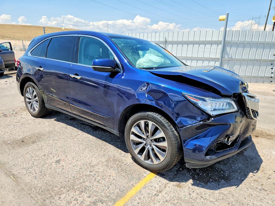 Продажа на аукционе авто 2014 Acura Mdx, vin: 5FRYD4H41EB040505, номер лота: 61197476