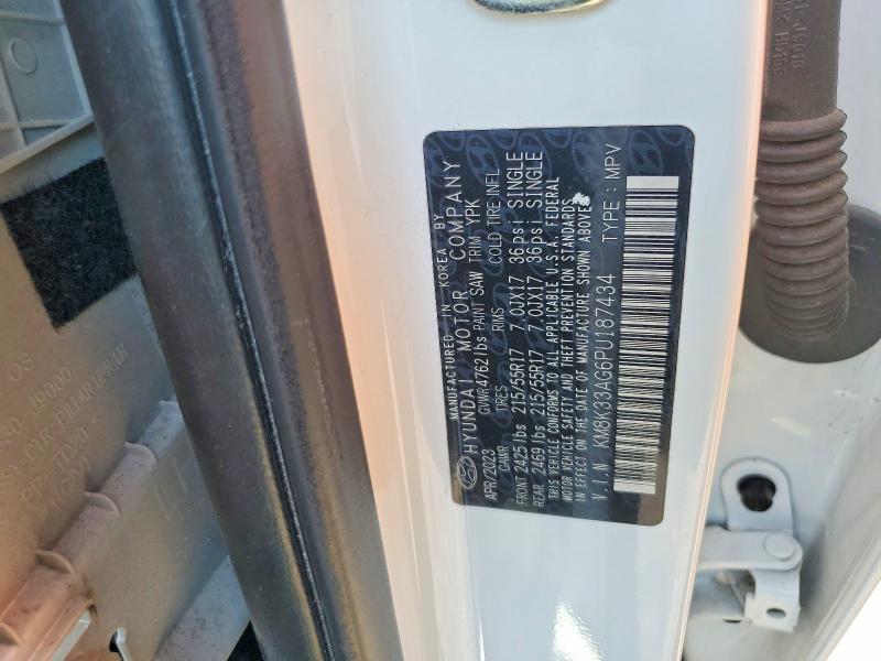 2023 Hyundai Kona მანქანა იყიდება აუქციონზე, vin: KM8K33AG6PU187434, აუქციონის ნომერი: 61373456