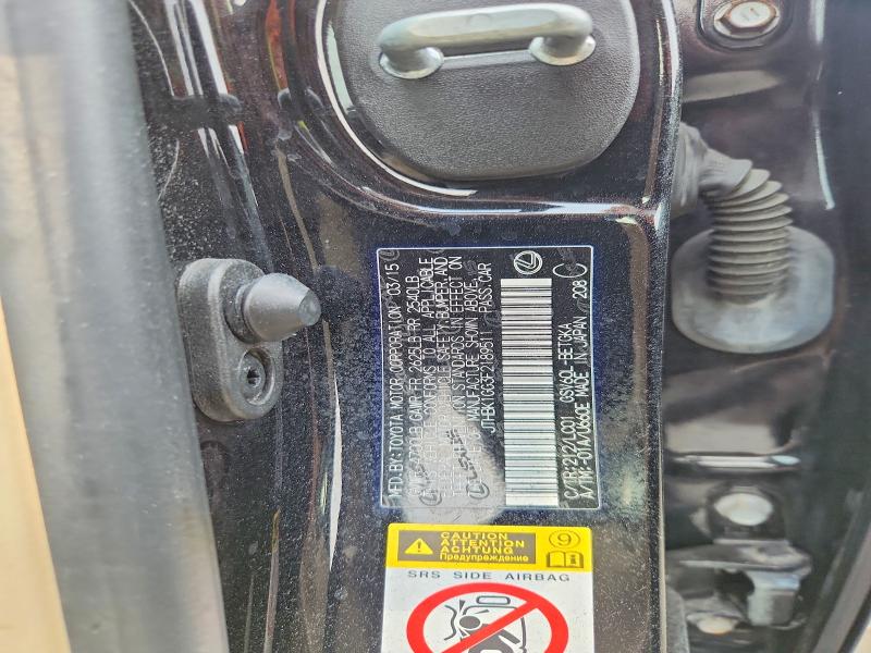 62863976 :رقم المزاد ، JTHBK1GG3F2189511 vin ، 2015 Lexus Es مزاد بيع