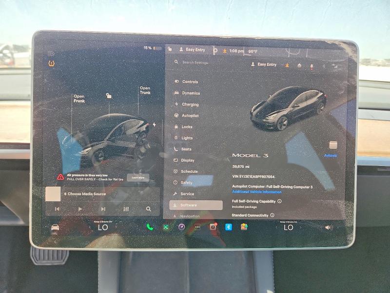 Aukcja sprzedaży 2023 Tesla Model 3, vin: 5YJ3E1EA8PF607054, numer aukcji: 60080786