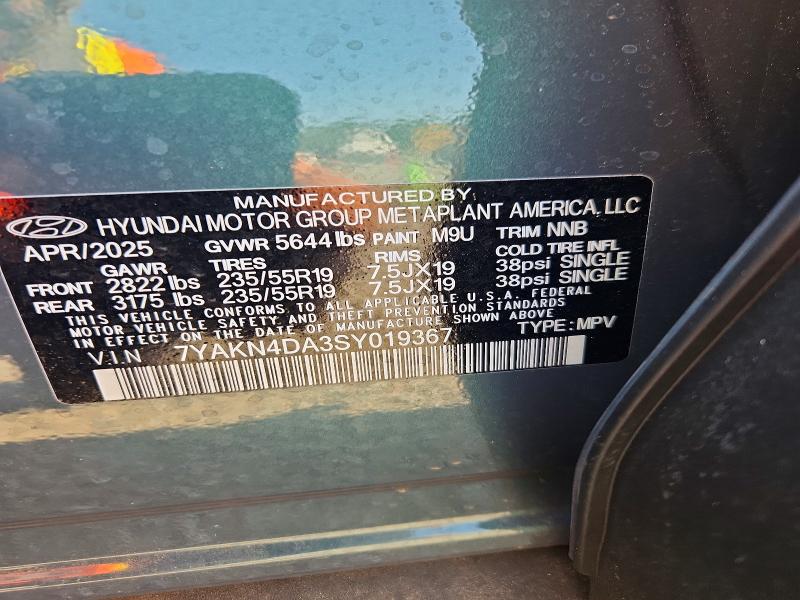 Aukcja sprzedaży 2025 Hyundai Ioniq 5, vin: 7YAKN4DA3SY019367, numer aukcji: 63168376