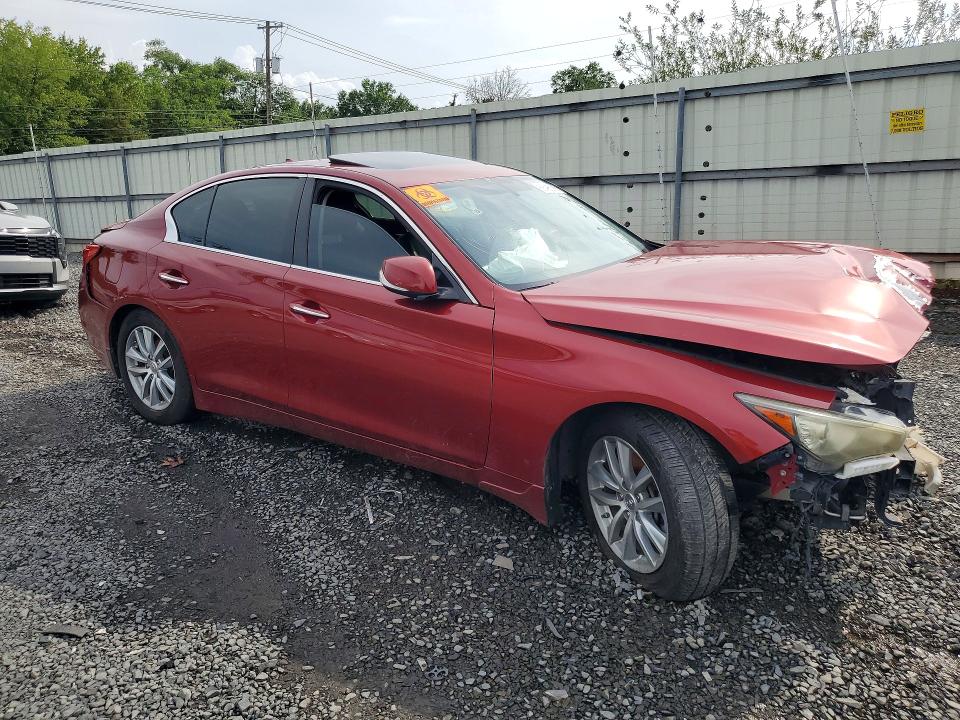58495386 :رقم المزاد ، JN1BV7AP4FM348483 vin ، 2015 Infiniti Q50 مزاد بيع