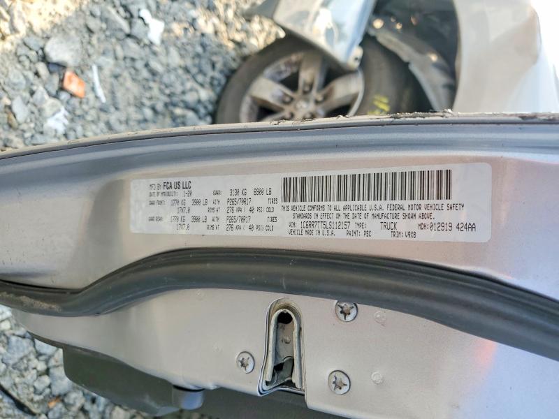 Продажа на аукционе авто 2020 Ram 1500 Classic, vin: 1C6RR7TT5LS112157, номер лота: 62769856