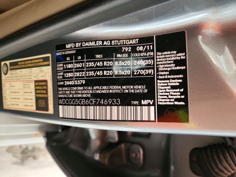 Продажа на аукционе авто 2012 Mercedes-benz Glk, vin: WDCGG5GB6CF746933, номер лота: 60878736