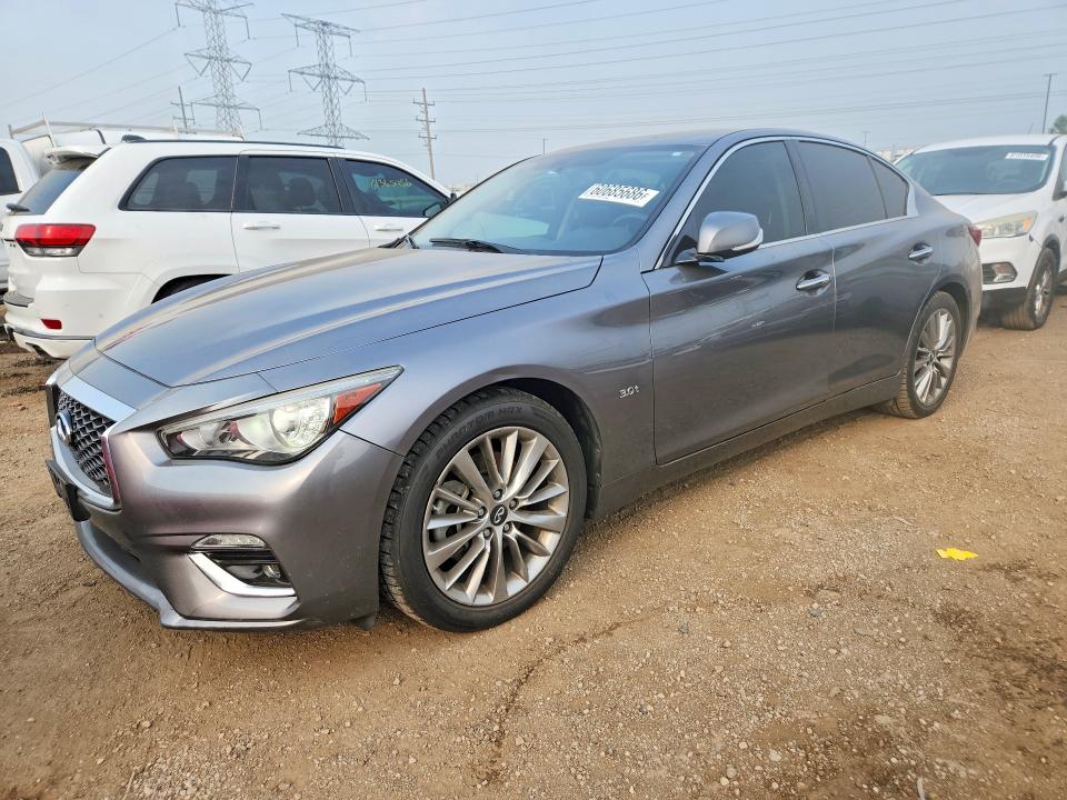 2018 Infiniti Q50 მანქანა იყიდება აუქციონზე, vin: JN1EV7AP1JM361861, აუქციონის ნომერი: 60685686