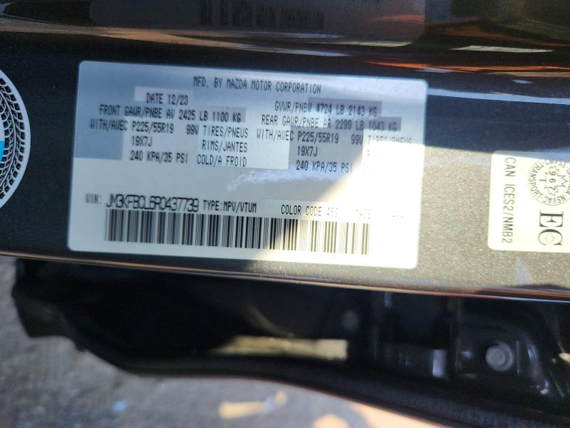Aukcja sprzedaży 2024 Mazda Cx-5, vin: JM3KFBCL6R0437739, numer aukcji: 41633906