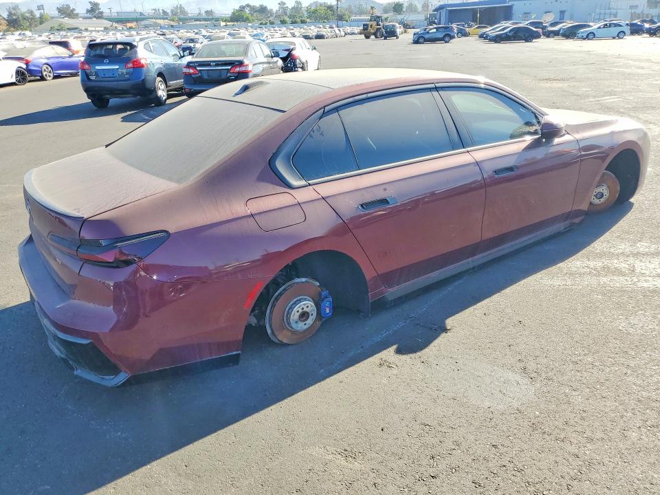 2023 Bmw I7 მანქანა იყიდება აუქციონზე, vin: WBY53EJ06PCM40952, აუქციონის ნომერი: 61561576