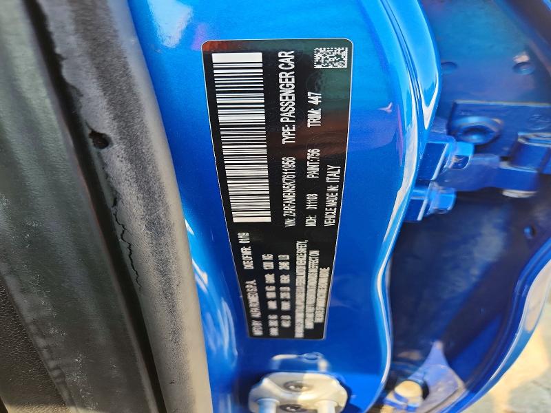 63433736 :رقم المزاد ، ZARFAMBN5K7611956 vin ، 2019 Alfa Romeo Giulia مزاد بيع