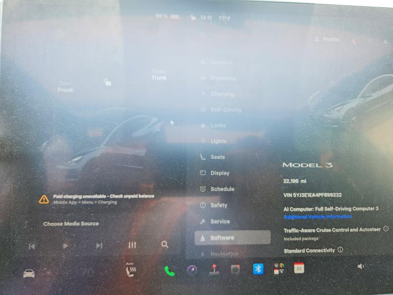 Aukcja sprzedaży 2023 Tesla Model 3, vin: 5YJ3E1EA4PF699232, numer aukcji: 61755486