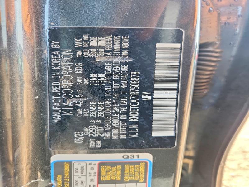 Aukcja sprzedaży 2024 Kia Seltos, vin: KNDETCA71R7508878, numer aukcji: 62582076