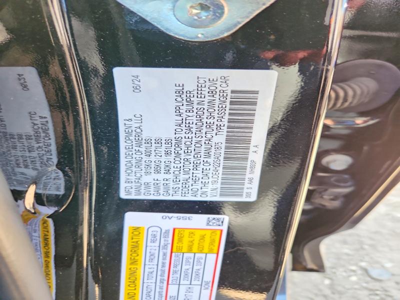 Aukcja sprzedaży 2025 Acura Integra, vin: 19UDE4H22SA001875, numer aukcji: 60792186