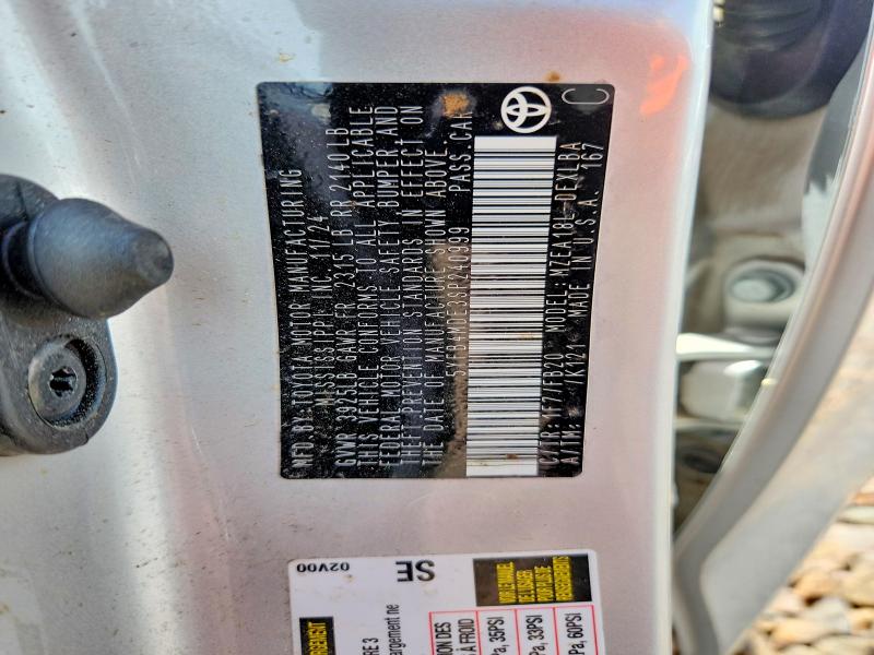 Aukcja sprzedaży 2025 Toyota Corolla, vin: 5YFB4MDE3SP240999, numer aukcji: 59882996