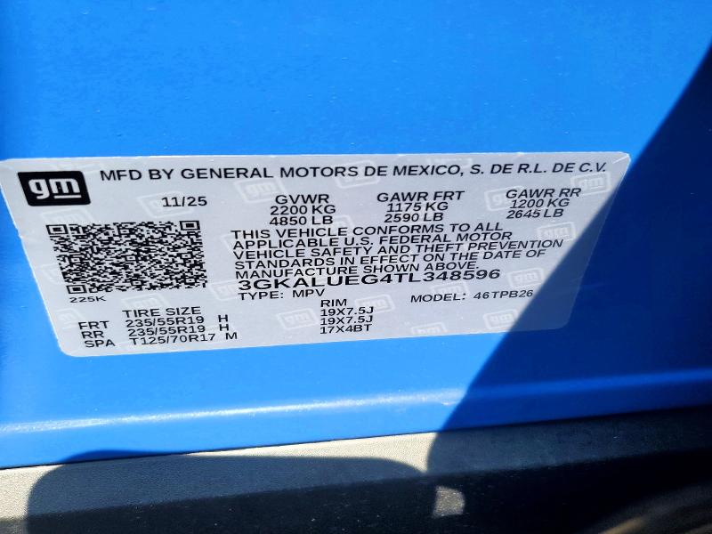 Aukcja sprzedaży 2026 Gmc Terrain, vin: 3GKALUEG4TL348596, numer aukcji: 59740486