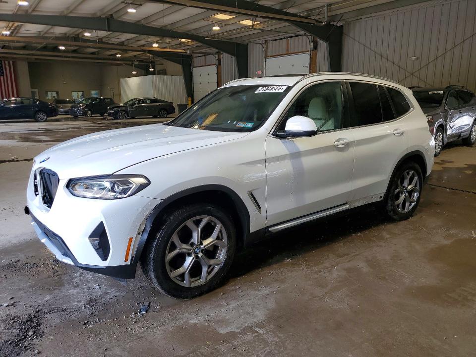 2022 Bmw X3 მანქანა იყიდება აუქციონზე, vin: 5UX53DP03N9M92843, აუქციონის ნომერი: 59948856