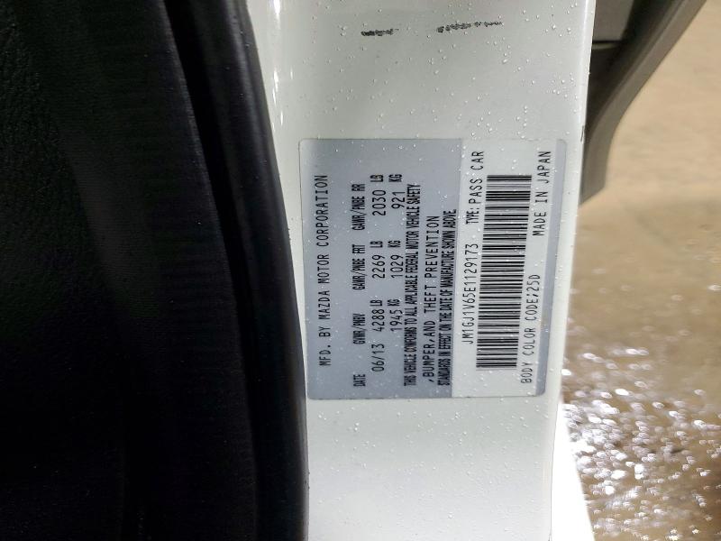 Aukcja sprzedaży 2014 Mazda 6, vin: JM1GJ1V65E1129173, numer aukcji: 62466976