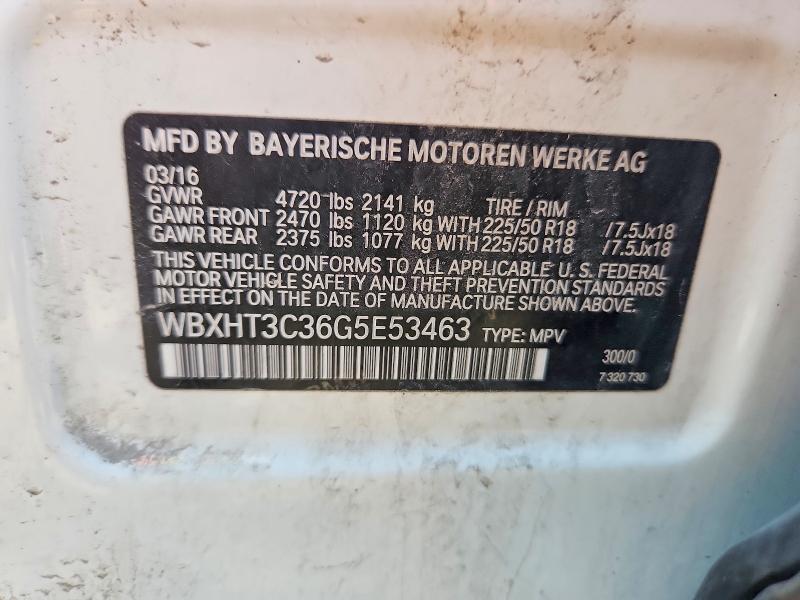 Продаж на аукціоні авто 2016 Bmw X1, vin: WBXHT3C36G5E53463, номер лоту: 61326496
