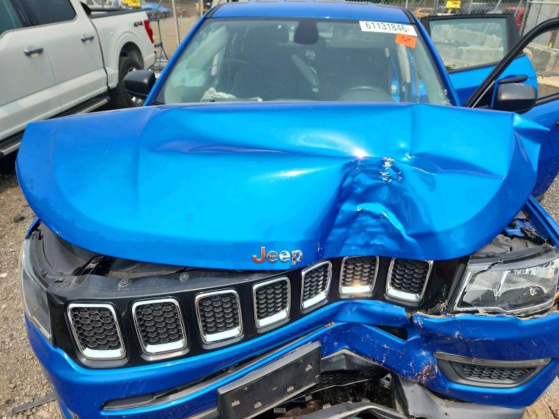 2021 Jeep Compass მანქანა იყიდება აუქციონზე, vin: 3C4NJDAB5MT540026, აუქციონის ნომერი: 61131846