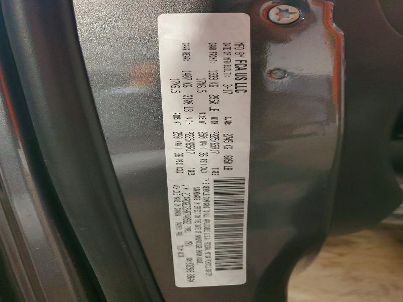 2017 Dodge Grand Caravan მანქანა იყიდება აუქციონზე, vin: 2C4RDGEG5HR740932, აუქციონის ნომერი: 59150716