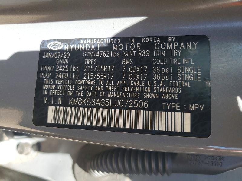 Продажа на аукционе авто 2020 Hyundai Kona, vin: KM8K53AG5LU072506, номер лота: 59714976