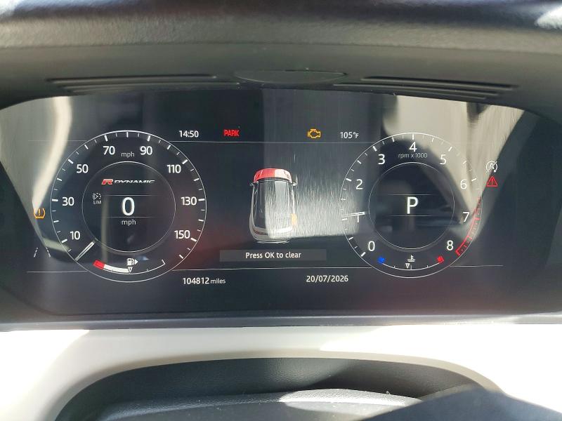 Aukcja sprzedaży 2018 Land Rover Range Rover Velar, vin: SALYL2RX8JA709950, numer aukcji: 61749756