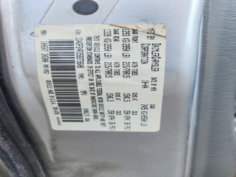 Продаж на аукціоні авто 2005 Dodge Grand Caravan, vin: 1D4GP24R35B273608, номер лоту: 62952776