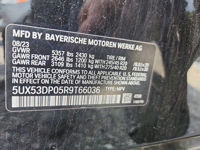 Продажа на аукционе авто 2024 Bmw X3, vin: 5UX53DP05R9T66036, номер лота: 62679856