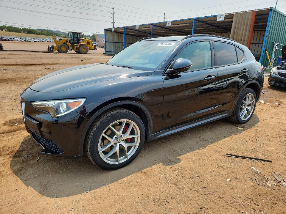 2019 Alfa Romeo Stelvio მანქანა იყიდება აუქციონზე, vin: ZASPAKAN5K7C42673, აუქციონის ნომერი: 59616346