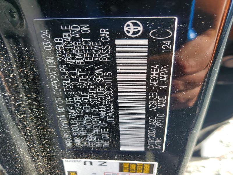 2024 Toyota Crown მანქანა იყიდება აუქციონზე, vin: JTDAAAAF9R3030118, აუქციონის ნომერი: 61083176