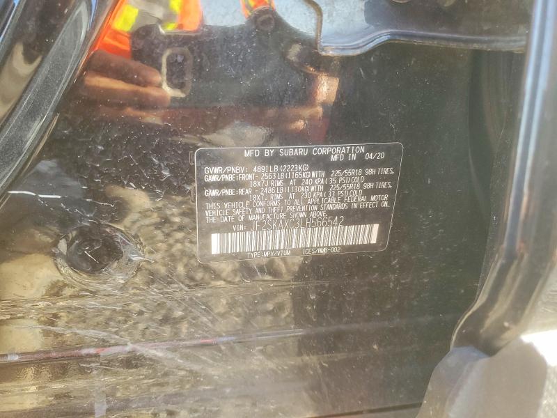 Продажа на аукционе авто 2020 Subaru Forester, vin: JF2SKAXC3LH566542, номер лота: 61006996