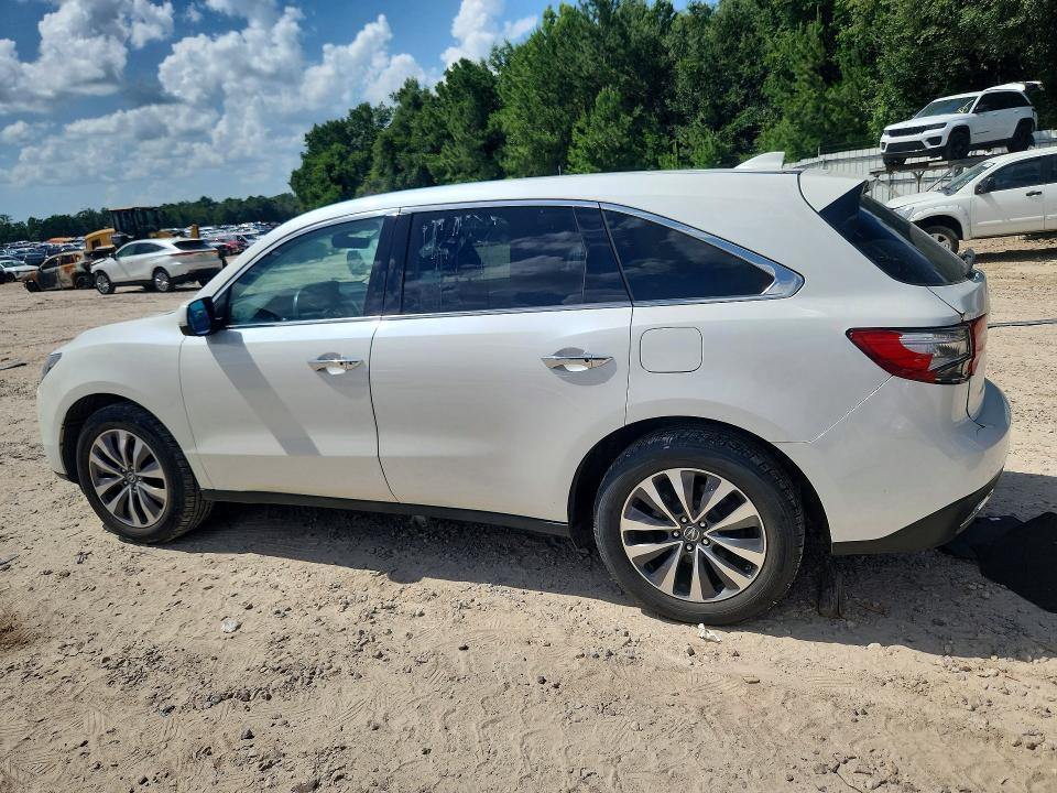 60025766 :رقم المزاد ، 5FRYD4H43GB049239 vin ، 2016 Acura Mdx مزاد بيع