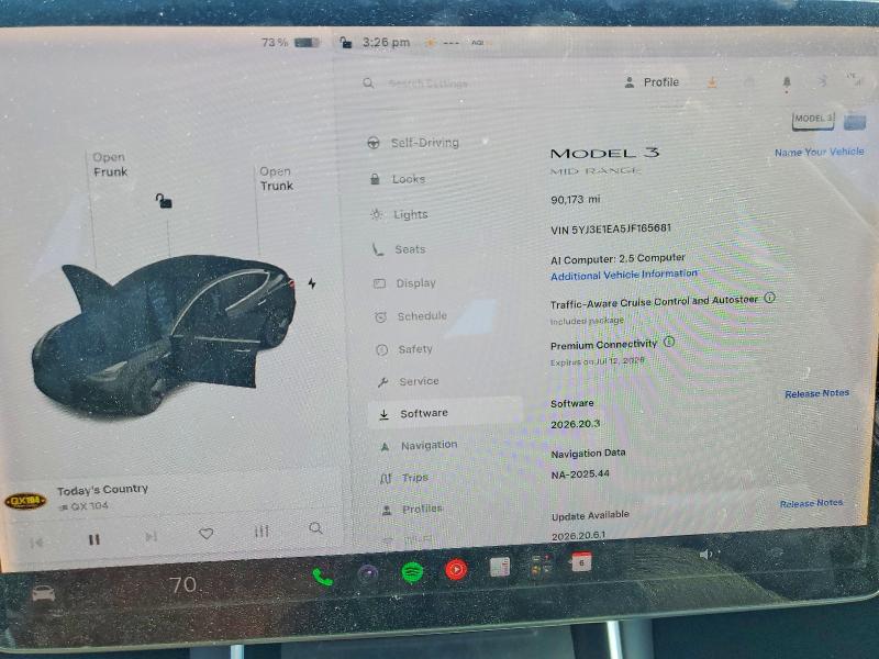 Продажа на аукционе авто 2018 Tesla Model 3, vin: 5YJ3E1EA5JF165681, номер лота: 60221136