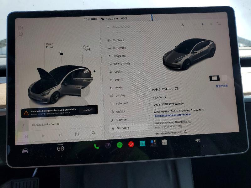 Продажа на аукционе авто 2023 Tesla Model 3, vin: 5YJ3E1EA1PF624536, номер лота: 61960966