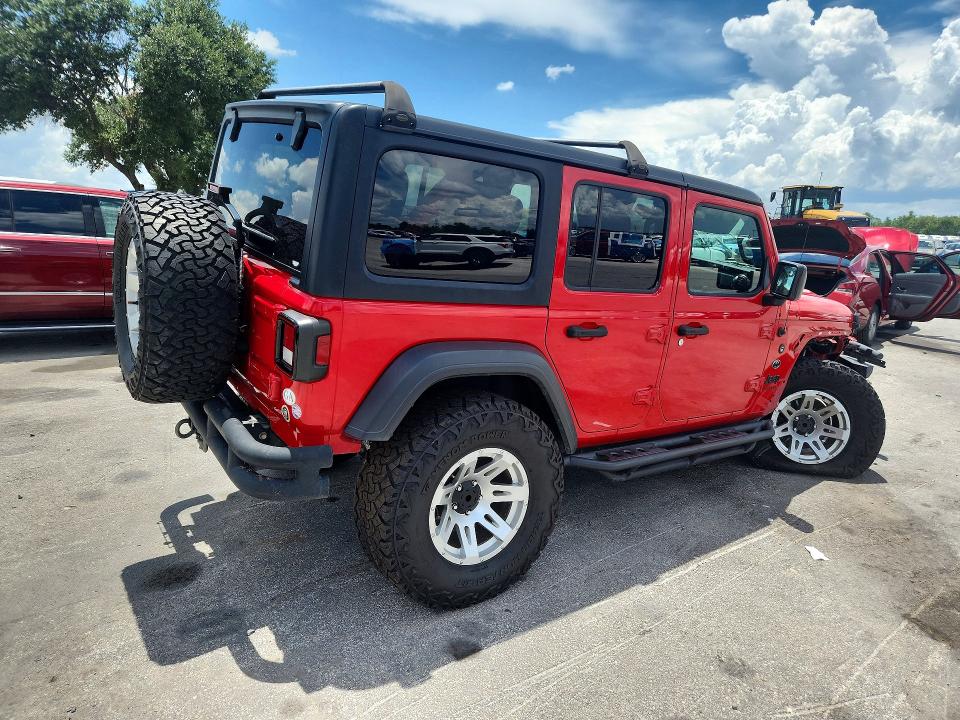 2020 Jeep Wrangler Unlimited მანქანა იყიდება აუქციონზე, vin: 1C4HJXDG1LW185404, აუქციონის ნომერი: 60015856