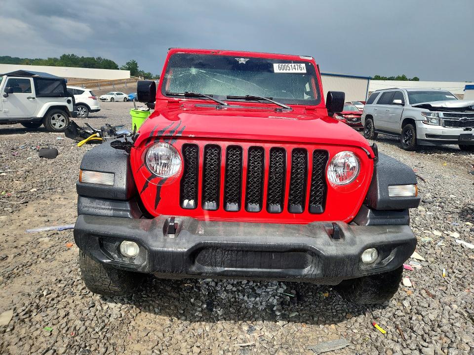 60051476 :رقم المزاد ، 1C4GJXAN2JW222293 vin ، 2018 Jeep Wrangler مزاد بيع
